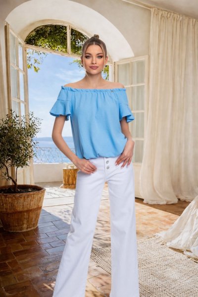 Mayo Chix - Zone blúz világoskék