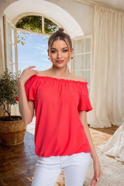 Mayo Chix - Zone blúz málna