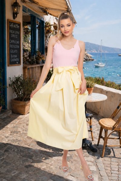 Olívia szoknya sárga