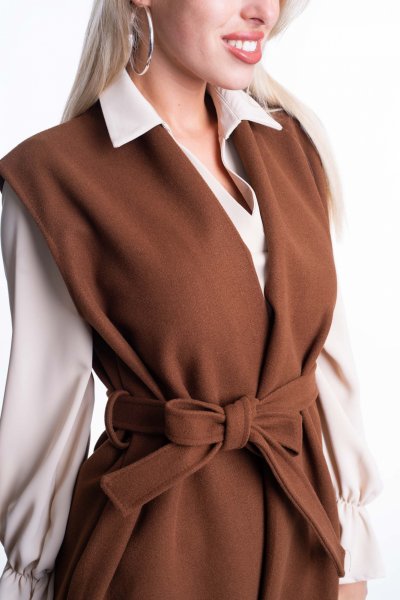 Mayo Chix - Happy mellény barna