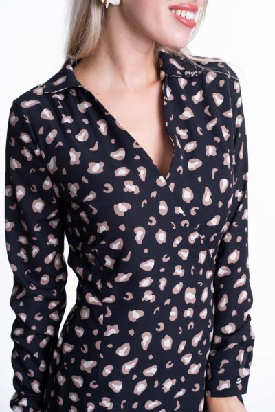 Mayo Chix - Reedy ruha fekete leo mintás