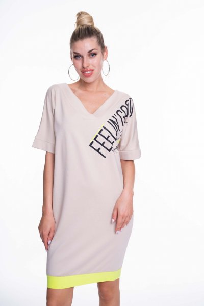 Mayo Chix - Lizzie ruha beige