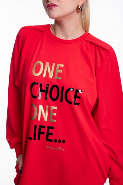 Mayo Chix - Palmer tunika piros