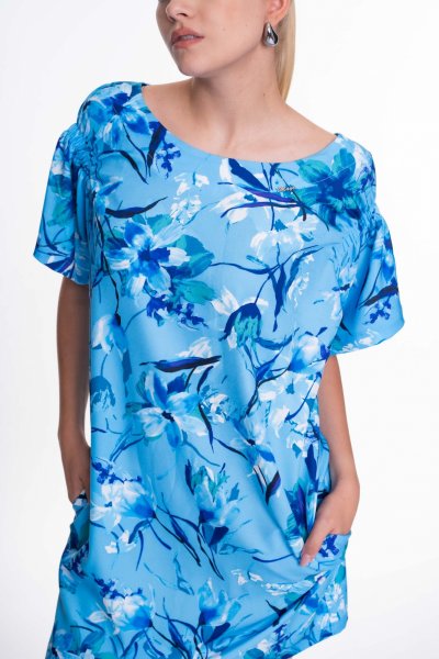 Mayo Chix - Trudi ruha kék mintás