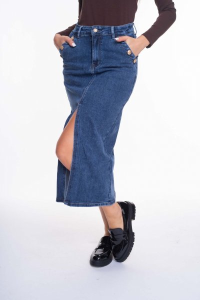 Mayo Chix- Nürnberg farmerszoknya kék 