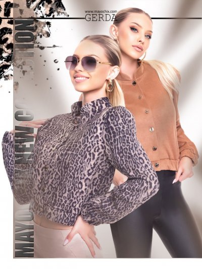 Mayo Chix -  Gerda jacket ocelot mintás