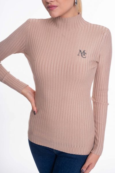 Mayo Chix- Santa Fé kötött pulóver sötétbézs