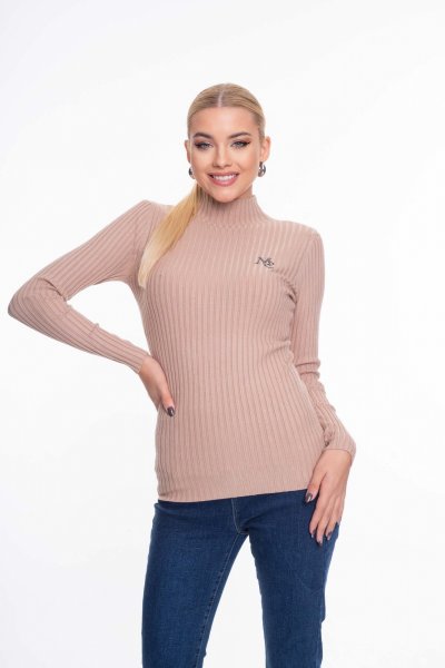 Mayo Chix- Santa Fé kötött pulóver sötétbézs