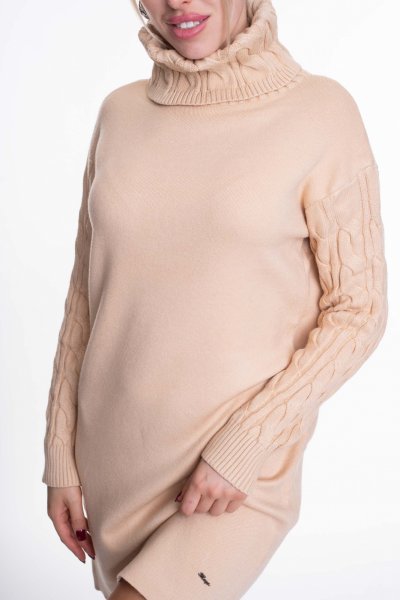 Mayo Chix- Toy kötött ruha beige