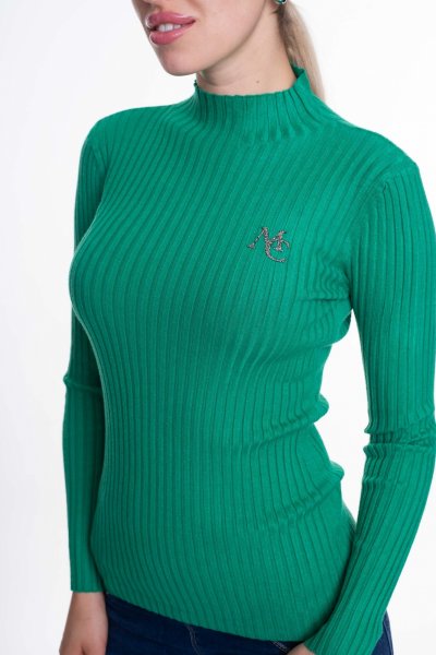 Mayo Chix- Santa Fé kötött pulóver zöld