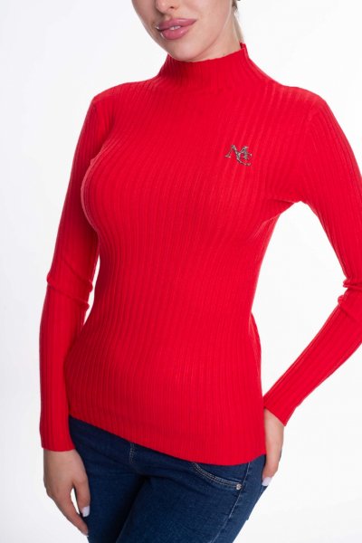 Mayo Chix- Santa Fé kötött pulóver piros