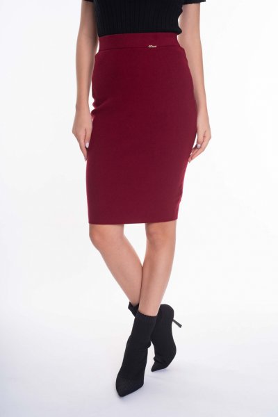 Mayo Chix- Speed szoknya kötött bordó