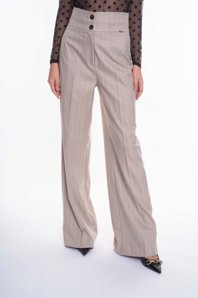 Mayo Chix- Detroit nadrág beige csíkos