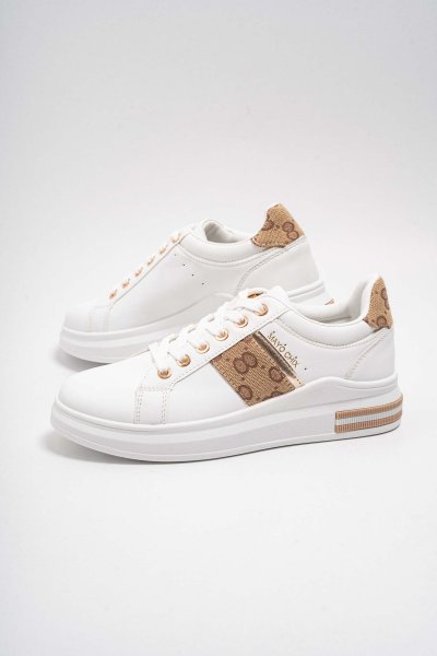 Mayo Chix - Sportos fazonú fehér,arany cipő 5106