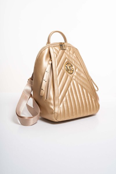 Mayo Chix - Juno hátitáska arany steppelt