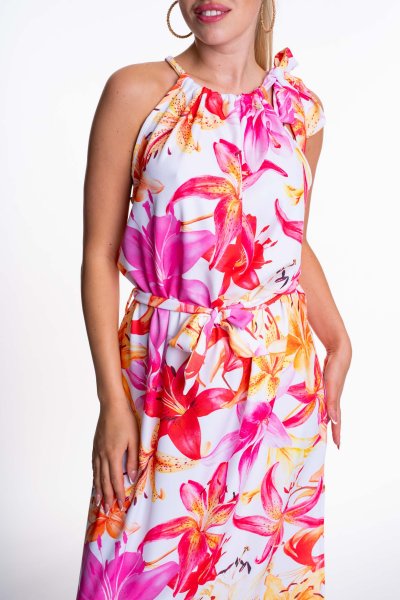 Mayo Chix - Lobélia ruha színes virágos maxi