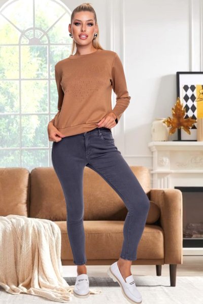 Mayo Chix - Hamburg farmernadrág szürke