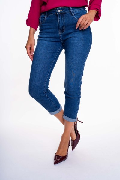 Mayo Chix - Babylon mom fit farmernadrág strasszos