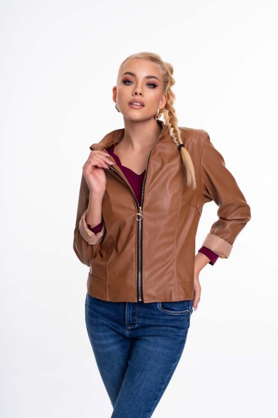 Mayo Chix - Imelda jacky műbőr camel