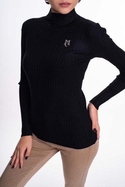 Mayo Chix - Santa Fe garbó kötött fekete