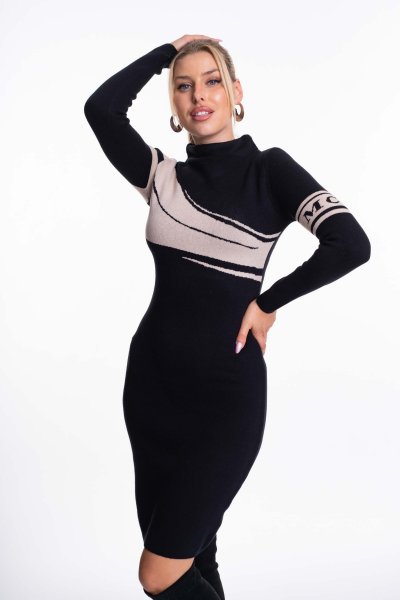 Mayo Chix - Shine ruha kötött fekete