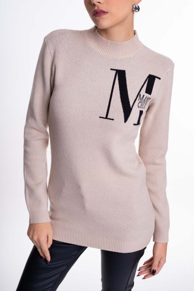 Mayo Chix - Tatum pulóver kötött beige