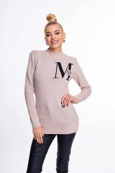 Mayo Chix - Tatum pulóver kötött beige